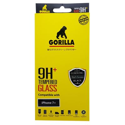 GORILLA Screen Protector for iPhone 7 Plus (Black) Corning