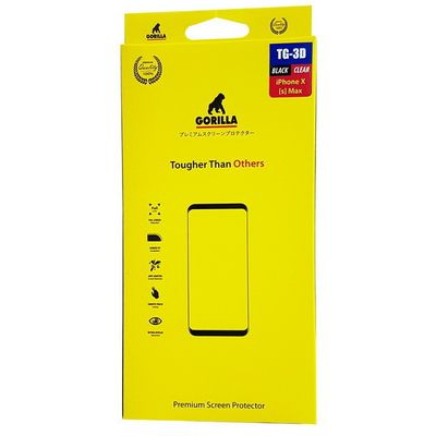 GORILLA Film for iPhone XS Max Tempered Glass 3D Real Curve