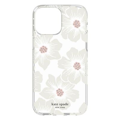 KATESPADE เคสสำหรับ iPhone 13 Pro (สี Hollyhock Floral Clear) รุ่น KSIPH 208 HHCCS