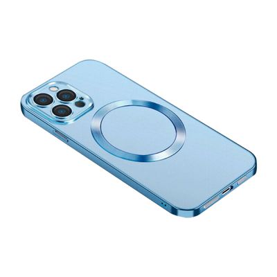 HEAL Glossy Series Clear Case with MagSafe for iPhone 14 Pro (Blue)
