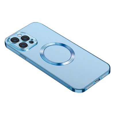 HEAL Glossy Series Clear Case with MagSafe for iPhone 14 Pro Max (Blue)