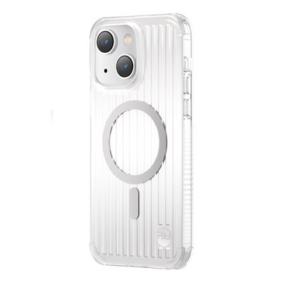 PQY Case For iPhone 14 Plus (Silver) Go Out
