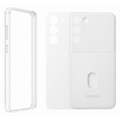 SAMSUNG Frame Case For Galaxy S23 (White) EF-MS911CWEGWW