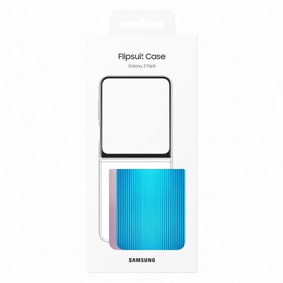 SAMSUNG Flipsuit Case for Galaxy Z Flip 5 (Transparent) EF-ZF731CTEGWW