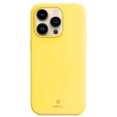 HEAL MagSafe Silicone Case iPhone 15 Pro Max (Yellow)