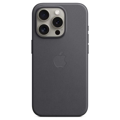 APPLE FineWoven Case with MagSafe for iPhone 15 Pro (Black)