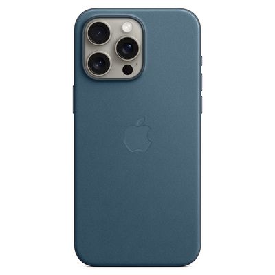 APPLE FineWoven Case with MagSafe เคสสำหรับ iPhone 15 Pro Max (สี Pacific Blue)