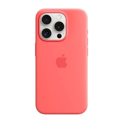 APPLE iPhone 15 Pro Silicone Case with MagSafe (Guava)