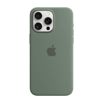 APPLE iPhone 15 Pro Max Silicone Case with MagSafe (Cypress)