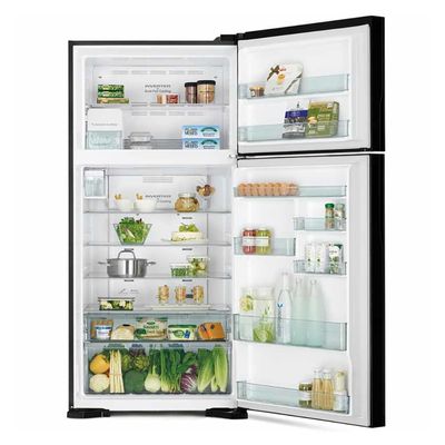 HITACHI Double Doors Refrigerator (19.4 Cubic) R-VG550PDXGBK