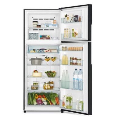 HITACHI Double Doors Refrigerator (14.4 Cubic, Brilliant Silver) R-VX400PF BSL