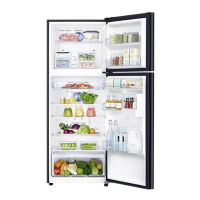 SAMSUNG Double Door Refrigerator (13.6 Cubic, White/Navy) RT38K50658A/ST