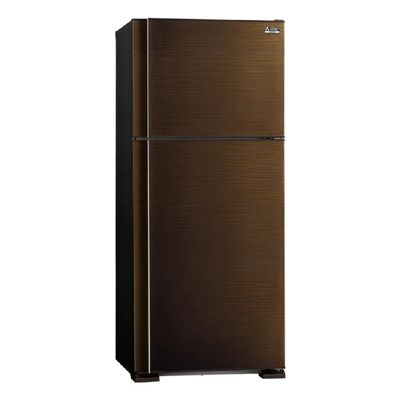 MITSUBISHI ELECTRIC Double Doors Refrigerator (17.8 Cubic, Brown Wave Line) MR-F56ES-BRW