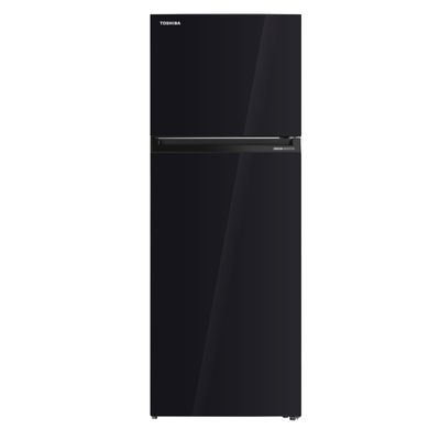 TOSHIBA Double Doors Refrigerator (16.3 Cubic, Black) GR-RT624WE-PGT(22)