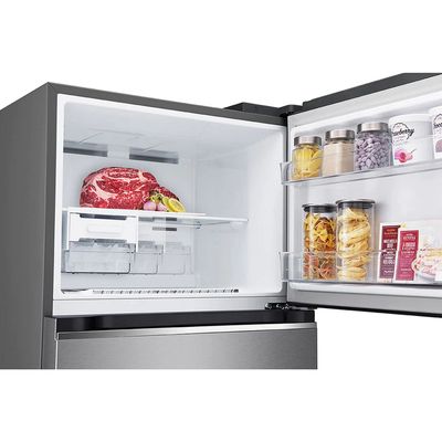 LG Double Doors Refrigerator 14 Cubic Inverter (Silver) GN-B392PQGB.ADSPLMT