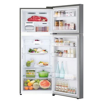 LG Double Doors Refrigerator 14 Cubic Inverter (Silver) GN-B392PQGB.ADSPLMT