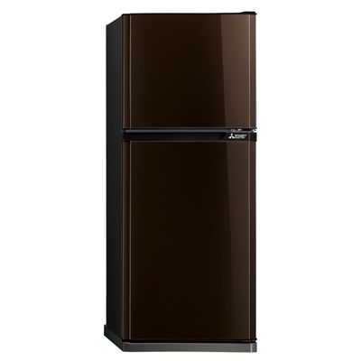MITSUBISHI ELECTRIC Flat Design Double Door Refrigerator (7.3 Cubic, Brown Copper) MR-FV22T-BR