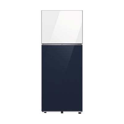 SAMSUNG Double Doors Refrigerator (14.7 Cubic, Clean Navy+Clean White) RT42CB66448AST