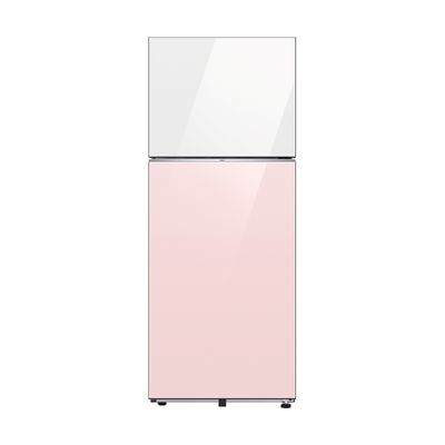SAMSUNG ตู้เย็น 2 ประตู (14.7 คิว, สีขาว+สีชมพู) รุ่น RT42CB66448CST