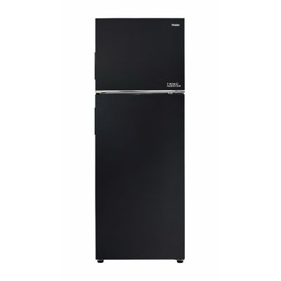 HAIER Double Door Refrigerator (12.6 Cubic, Black) HRF 350MNI