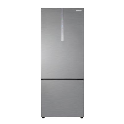 PANASONIC ตู้เย็น 2 ประตู (14.8 คิว, สี Glossy Silver Steel) รุ่น NR-BX471CPST