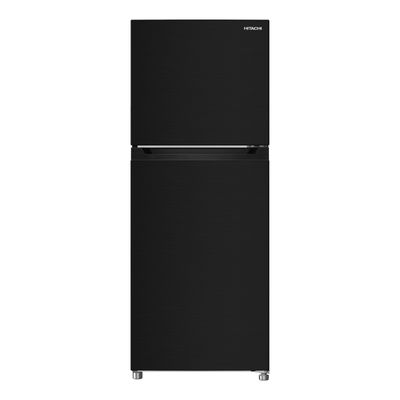 HITACHI Double Door Refrigerator (7.4 Cubic, Brilliant Black) HRTN5230MBBKTH