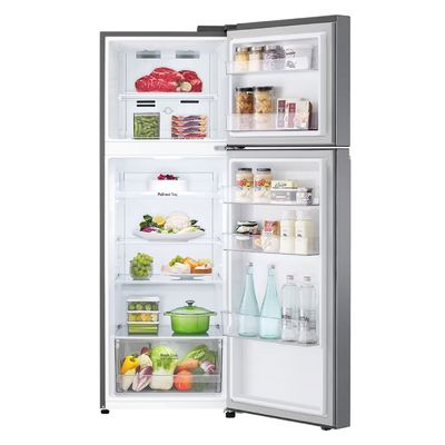 LG Double Doors Refrigerator 11.8 Cubic Inverter (Dark Graphite Steel) GN-D322PQMB.ADSPLMT