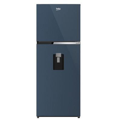 BEKO Double Door Refrigerator (13.2 Cubic, Glossy Blue) RDNT401I20DSHFSUBL