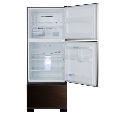 MITSUBISHI ELECTRIC ตู้เย็น 3 ประตู (14.6 คิว, สีบราวน์เวฟไลน์) รุ่น MR-V46ES-BRW