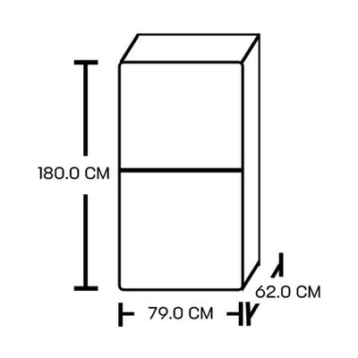 HAIER 4 Doors Refrigerator (13.6 Cubic, Glass Black) HRF-MD350 GB