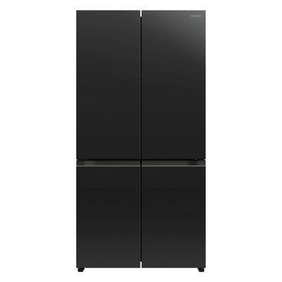 HITACHI 4 Door Refrigerator (19.8 Cubic, Glass Clear Black) RWB640PTH1 GCK