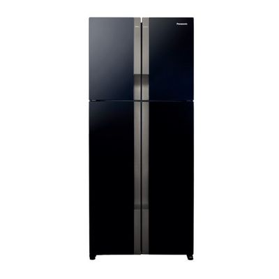 PANASONIC ตู้เย็น 4 ประตู (19.4 คิว, สี Glass Black) รุ่น NR-DZ601VGKT
