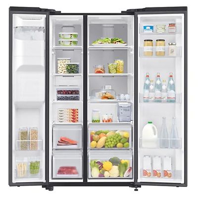 SAMSUNG Side by Side Refrigerator (22.4 Cubic) RS64R5131B4/ST