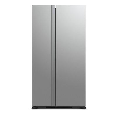 HITACHI ตู้เย็นไซด์ บาย ไซด์ (21 คิว, สี Glass Silver) รุ่น R-S600PTH0 GS