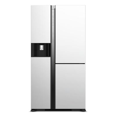 HITACHI Side by Side Refrigerator (20.1 Cubic, Matte Glass White) R-MX600GVTH1