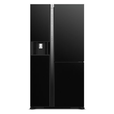 HITACHI ตู้เย็นไซด์ บาย ไซด์ (20.1 คิว, สี Glass Black) รุ่น R-MX600GVTH1