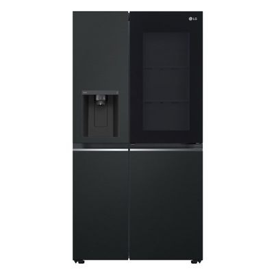 LG Side By Side Refrigerator 22.4 Cubic Inverter Black GC-X257SQZW.AEPPLMT