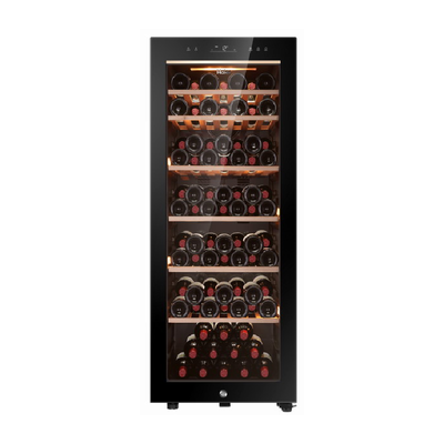 HAIER Wine Cellars (7 Cubic, 84 Bottles, Black) JC-198