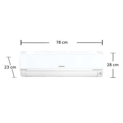 HITACHI Air Conditioner (9300 BTU, Inverter) RAS-KH10CLT