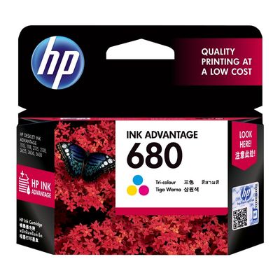 HP ตลับหมึก (สี Tri-Color) รุ่น 680CL