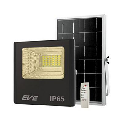 EVE โคมฟลัดไลท์ Solar Cell LED (10 วัตต์, สี Warmwhite) รุ่น DAWN 10 W WARMWHITE