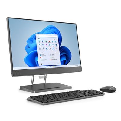 LENOVO IdeaCentre AIO คอมพิวเตอร์ตั้งโต๊ะ (23.8", Intel Core i5, RAM 16GB, 512GB, สี Storm Grey) รุ่น AIO5-