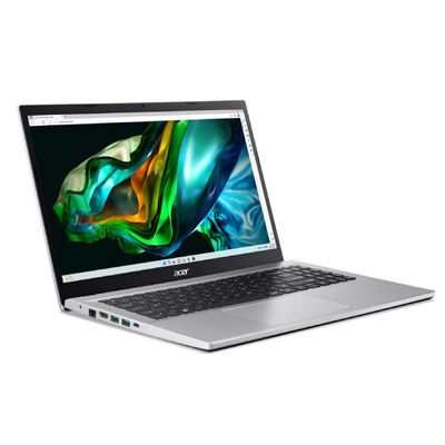 ACER Aspire3 Notebook (15.6", AMD Ryzen 7, RAM 16GB, 512GB, Pure Silver) NX.KSJST.003 + Bag