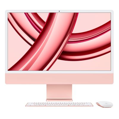 APPLE iMac with Retina 4.5K M3 2023 (24", Ram 8GB, 256GB, CPU 8-Core, GPU 10-Core, Pink)