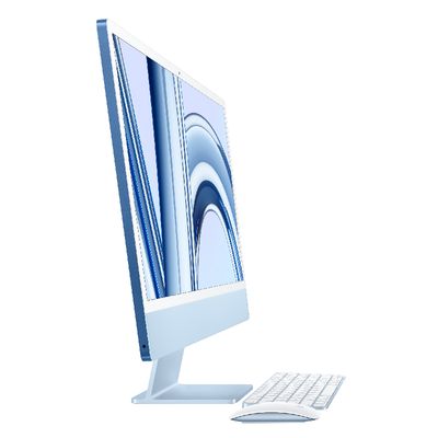 APPLE iMac M3 With Retina 4.5K 2023 (24", RAM 8GB, 256GB, CPU 8-Core, GPU 8-Core, Blue)