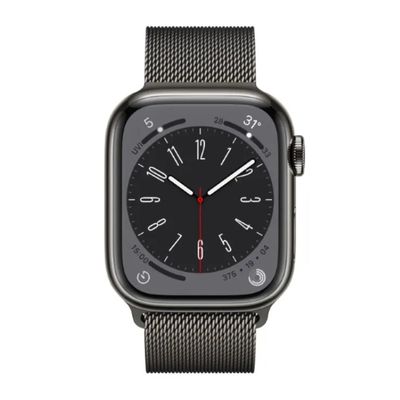 APPLE Watch Series 8 GPS + Cellular (41mm., Graphite Stainless Steel Case, Graphite Milanese Loop)