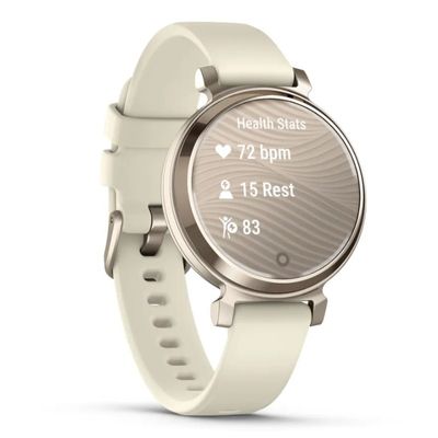 GARMIN Lily 2 สมาร์ทวอทช์ (35.4mm., ตัวเรือนสี Cream Gold, สายสี Coconut)