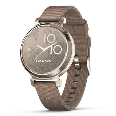 GARMIN Lily 2 Classic สมาร์ทวอทช์ (35.4mm., ตัวเรือนสี Cream Gold, สายสี Coffee)