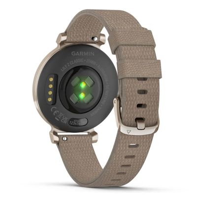 GARMIN Lily 2 Classic สมาร์ทวอทช์ (35.4mm., ตัวเรือนสี Cream Gold, สายสี Coffee)