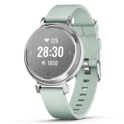 GARMIN Lily 2 Classic Smart Watch (35.4mm., Silver Case, Sage Gray Nylon Band)